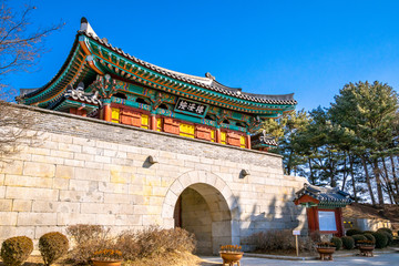 Fototapeta na wymiar Kwangseongbo Fortress is a military defense facility in the Joseon Dynasty.