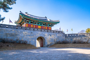Obraz premium Kwangseongbo Fortress is a military defense facility in the Joseon Dynasty.