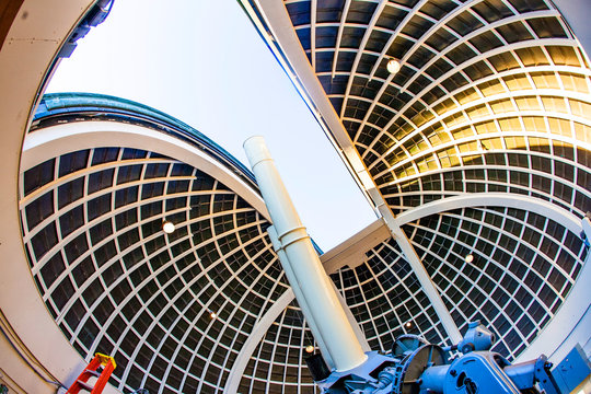  famous Zeiss telescope at the Griffith observatory