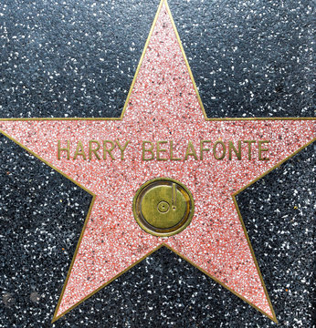 Harry Belafonte's star on Hollywood Walk of Fame