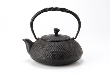 南部鉄器の鉄瓶と急須　日本の工芸品