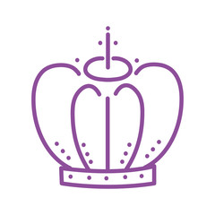 king crown royal isolated icon