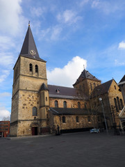 View on st Pancratius in Heerlen, the Netherlands