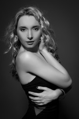 Naklejka premium beautiful girl