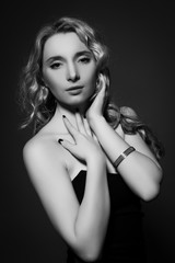 Naklejka premium beautiful girl