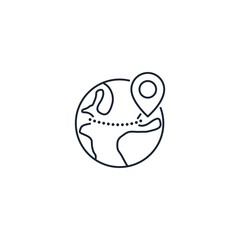 Travel creative icon. From Travel icons collection. Isolated Travel sign on white background