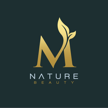 Letter M Luxury Letter Logo Design Vector Icon