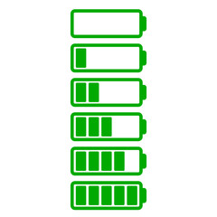 Obraz premium Batterieanzeige und Hintergrund