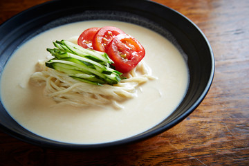 Kongguksu, Korean soy milk soup noodle