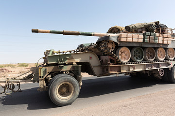 Tanque de guerra.