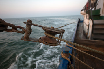 Fototapeta premium Ukraine, Sea of Azov, industrial fishing, Azov goby