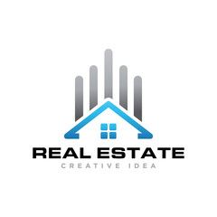 Real Estate Logo Design Vector
