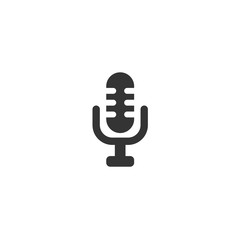 microphone icon vector illustration for website and graphic design