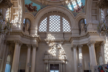 Fototapeta premium Principal dome of Palau Nacional, Barcelona, Spain