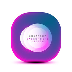 Square geometric banners with 3d smooth blend effect. Digital technology trendy icon design. Vector Illustration For Wallpaper, Banner, Background, Card, Book Illustration, landing page