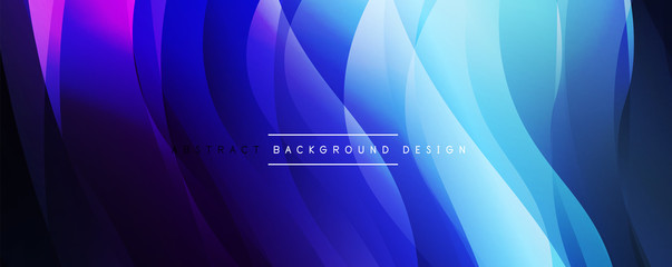 Dynamic trendy simple fluid color gradient abstract background with line effects. Vector Illustration For Wallpaper, Banner, Background, Card, Book Illustration, landing page