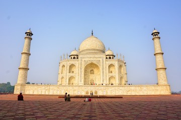 Fototapeta na wymiar Taj Mahal Early Morning- Agra, India