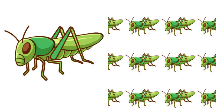 Seamless background design with grasshopper
