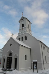 Fototapeta premium Iceland's stunning nature and architecture