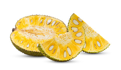 Jackfruit  on white background