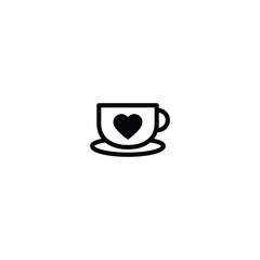 disposable cup of coffee icon. cafe logo.  disposable cup for cafe typography design. 