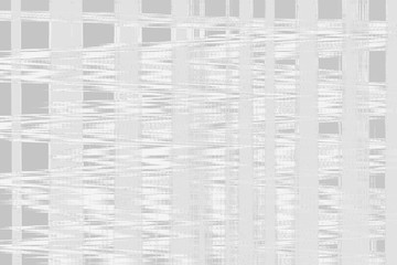 White background with a graphic pattern of lines and stripes, texture of gray zigzags and waves. Modern abstract design in bright colors, a template for a screensaver.