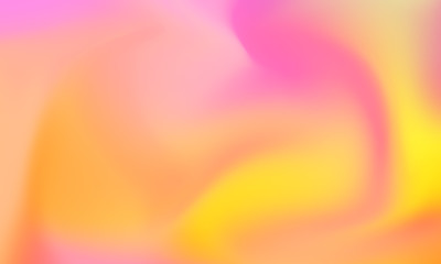 Abstract yellow orange and pink soft cloud background in pastel colorful gradation.