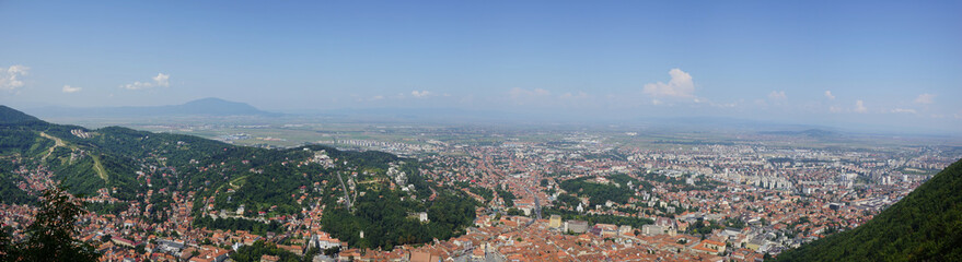 Fototapeta na wymiar Brasov City overview