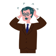 シニア　男性　パニック