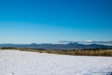 Vue depuis la route du col de la Croix Morand
