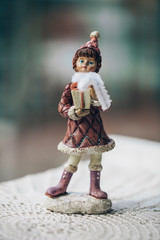 doll on white background