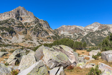 landscape around Popovo Lake, Pirin Mountain, Bulgaria