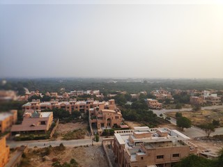 Landscape view of old jodhpur city,a popular city for locals and tourist.