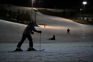 going night skiing