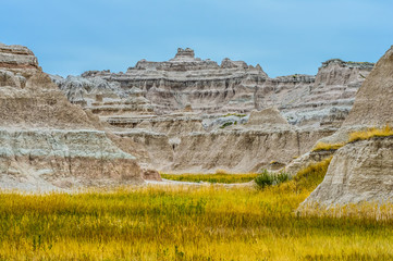 paysage du dakota du sud, badlands