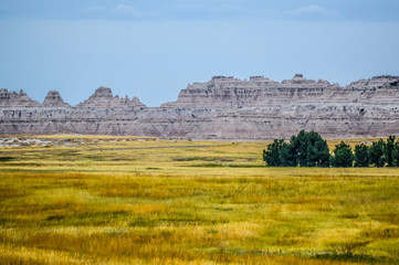 paysage du dakota du sud, badlands