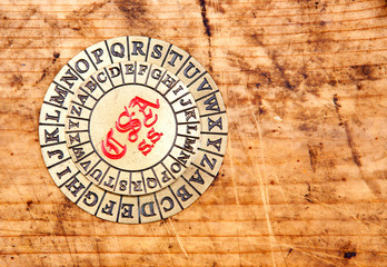 Code wheel from the US Civil War