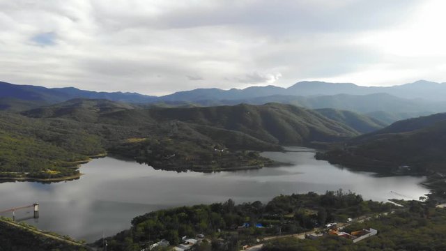 Dron Footage from Lake in Jalpan de Serra, Quer&eacute;taro