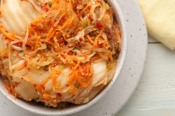Traditional Korean food. Kimchi.