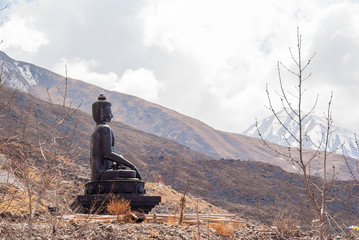 Picture of Buddha Statue in Muktinath Nepal.