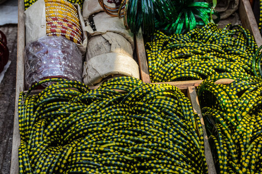 Picture of traditional ornaments worn mostly by women from the indian subcontinent