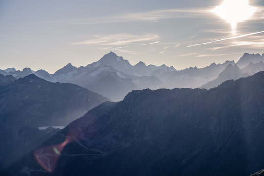 Ausblick Schweizer Alpen