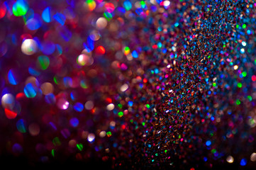 Creative bokeh. Abstract colorful background.