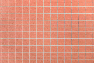 Orange tile wall pattern background