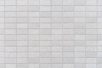 White tile wall pattern background