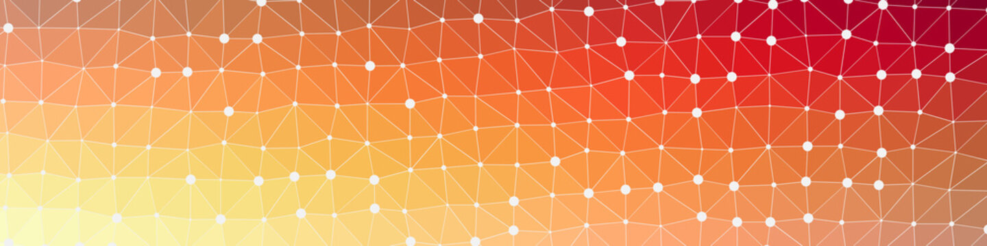 Abstract Low Polygon gradient Generative Art background illustration