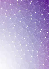 Abstract Low Polygon gradient Generative Art background illustration