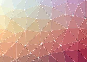Abstract Low Polygon gradient Generative Art background illustration