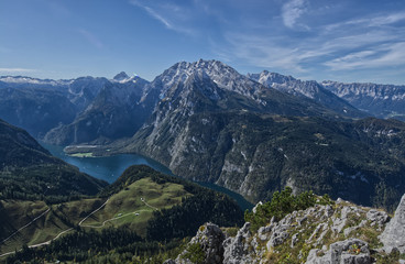 Fototapeta na wymiar Berchtesgaden am Königssee 