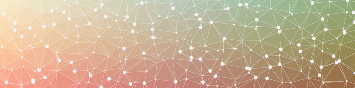 Abstract Low Polygon gradient Generative Art background illustration